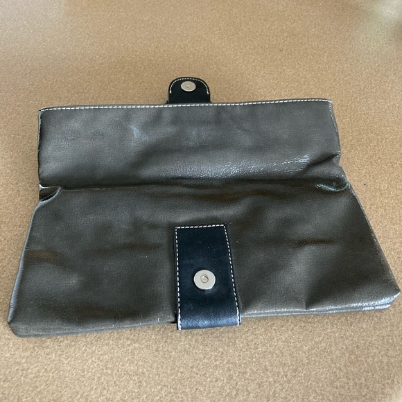 Miss Sixty Clutch, Y2K, Glossy, Antrasit and Black Bag - Picture 3 of 6